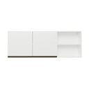 Ver imagem 6 de Armário de Cozinha Aéreo com 2 Portas e Nichos 150cm Florença Multimóveis MP2436 Branco