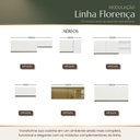 Ver imagem 5 de Armário de Cozinha Aéreo com 2 Portas e Nichos 150cm Florença Multimóveis MP2436 Branco