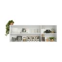 Ver imagem 3 de Armário de Cozinha Aéreo com 2 Portas e Nichos 150cm Florença Multimóveis MP2436 Branco