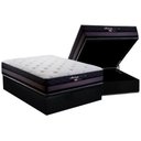 Ver imagem 1 de Cama Box Baú Casal: Colchão Molas Masterpocket Ensacadas Herval Maxspring Málaga + Base Crc Suede
