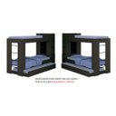 Ver imagem 5 de Treliche Ditália Cm-15 Preto com Cama Auxiliar e Prateleiras