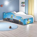 Ver imagem 1 de Cama Carro Solteiro Joy Astronauta e Foguete Solteiro com Colchão
