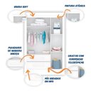Ver imagem 3 de Quarto Infantil Meninas Princesas Cama Colchão Guarda Roupas