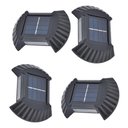 Ver imagem 1 de Luminaria Solar Arandela de Parede Kit 4 Und Luz Segurança
