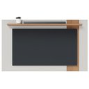 Ver imagem 3 de Rack Bancada Noronha 1.8 com Painel para Tv Suspenso Extensivo Leme Off White Matte Freijó -