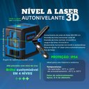 Ver imagem 3 de Nível a Laser 3d Profissional 2 Linhas com Autonivelamento Automático