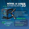 Nível a Laser 3d Profissional 2 Linhas com Autonivelamento Automático - 3