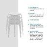 Conjunto Mesa Dobrável com 2 Banquetas Branco Carraro - 5