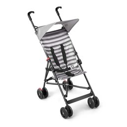 Carrinho Guarda-chuva 6m-15 Kgs Multikids Navy Preto com Cinza - Bb494 Bb494 Multikidsbaby - 1