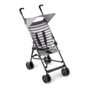 Carrinho Guarda-chuva 6m-15 Kgs Multikids Navy Preto com Cinza - Bb494 Bb494 Multikidsbaby