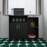 Fruteira Armário Balcão 2 Portas Cozinha Multiuso Preto AJL STORE ARMARIO DE COZINHA - 3