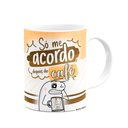 Ver imagem 2 de Caneca Flork Divertida - Só Me Acordo Depois do Café! Branca