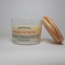 Ver imagem 6 de Vela Aromática Decorativa Brilho de Natal com Pavio de Algodão e Cera de Coco 120gr Essência Premium