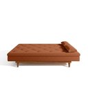 Ver mais imagens de Sofá Cama 3 Lugares em Suede Tokio Yescasa