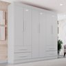 Guarda-roupa Casal 6 Portas 4 Gavetas Verona Premium - 1