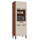 Ver imagem 1 de Armário de Cozinha para Microondas Guelph Nogueira Off White