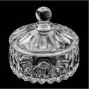 Ver imagem 2 de Bomboniere de Cristal Louise Transparente 11 X11cm - Wolff