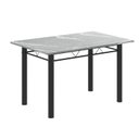 Ver imagem 6 de Conjunto de Mesa Tubular 120cm x 75cm Tampo Granito Topázio com 4 Cadeiras Lara Preto