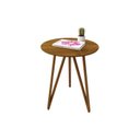 Ver imagem 2 de Mesa Lateral 100% MDF 60 cm Marrom