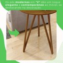 Ver imagem 5 de Mesa Lateral Corinto 100% MDF 60 cm Marrom