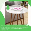 Ver imagem 6 de Mesa Lateral 100% MDF 70 cm Branco