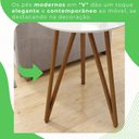 Ver imagem 5 de Mesa Lateral Corinto 100% MDF 70 cm Branco