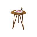 Ver imagem 2 de Mesa Lateral Corinto 100% MDF 70 cm Marrom