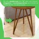 Ver imagem 5 de Mesa Lateral Corinto 100% MDF 70 cm Marrom