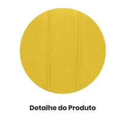 Poltrona Decorativa Cadeira Estofada Cecilia Amarelo - 3