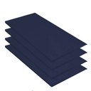 Ver imagem 3 de Kit 4 Colchonete Ginastica Academia Creche Yoga Fitness 95X59X3 Courino Azul - D A DECOR