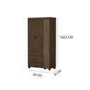 Ver imagem 3 de Quarto de Solteiro Bela Cama + Cômoda 4 Gavetas + Guarda Roupa Resistente de Mdf