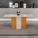 Ver imagem 1 de Mesa de Jantar 1,80x0,90 100% Mdf Dora -arbo Design