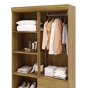 Ver mais imagens de Guarda-roupa Solteiro 4 Portas 2 Gavetas com Espelho Ideval Nature