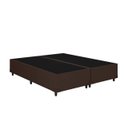 Ver imagem 2 de Base Box Casal Bipartida 138x188 Blindado Corino Marrom