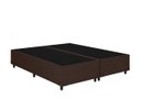 Ver imagem 3 de Base Box Casal Bipartida 138x188 Blindado Corino Marrom