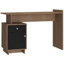 Ver imagem 1 de Escrivaninha Mesa Escritorio 1 Porta e 1 Gaveta B33 Mell Preto Novam