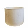 Cúpula Abajur Tecido Cilíndrica Cp-8021 Ø45x25cm Linho Bege - 1