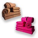 Ver imagem 1 de Jogo de Toalhas 12pcs 4 Banhos 4 Rosto 4 Tapetes Mr+rs