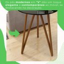 Ver imagem 5 de Mesa Lateral Corinto 100% MDF 60 cm Preto