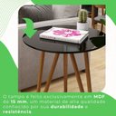 Ver imagem 6 de Mesa Lateral Corinto 100% MDF 60 cm Preto