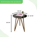 Ver imagem 3 de Mesa Lateral Corinto 100% MDF 60 cm Preto