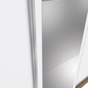 Ver imagem 2 de Guarda-roupa Casal Kappesberg 3 Portas Reversiveis de Correr 3 Espelhos 3 Gavetas Nogueira/macadâ