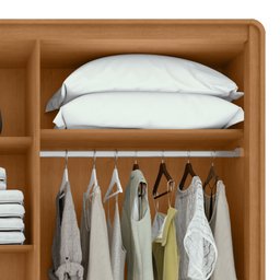 Guarda-Roupa Casal 6 Portas 6 Gavetas com Pés MDF 270cm Loop Off White Amêndoa Clean/Off White - 13 Guarda-Roupa Casal 6 Portas 6 Gavetas com Pés MDF 270cm Loop Off White Amêndoa Clean/Off White - 13