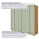 Ver imagem 6 de Guarda-roupa Casal Loop 6 Portas com Pés 100% MDF