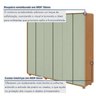 Guarda-roupa Casal Loop 6 Portas com Pés 100% MDF - 6