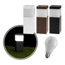 Ver imagem 6 de Poste Balizador Marrom 20cm para Jardim em Alumínio + LED Branco Frio ST2791