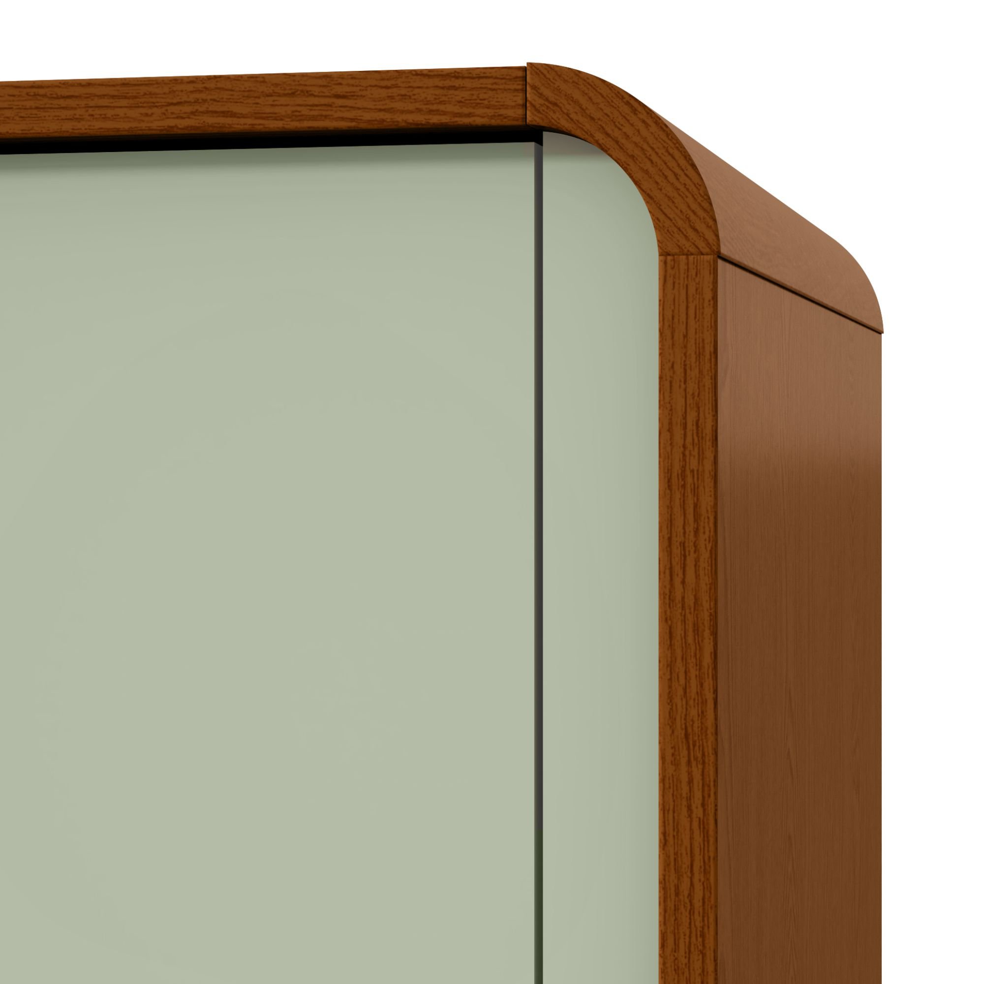 Guarda-roupa Casal Loop 6 Portas com Pés 100% MDF - 13
