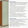 Guarda-roupa Casal Loop 6 Portas com Pés 100% MDF - 14