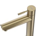 Ver imagem 5 de Torneira de Banheiro Lavabo Madrid Bica Baixa Ouro Escovado Goldenx