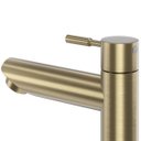 Ver imagem 5 de Torneira de Banheiro Lavabo Madrid Bica Baixa Ouro Escovado Goldenx